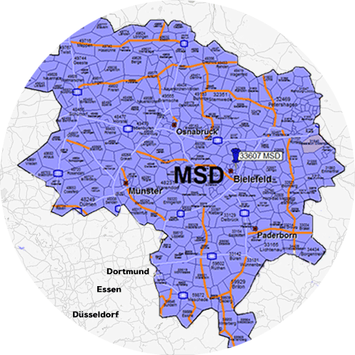 Grafik vom Einsatzgebiet